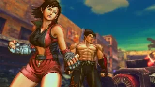 Street Fighter X Tekken Playthrough - Asuka and Jin (Team Kazama Style!)