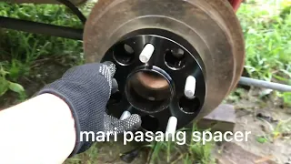 Pemasangan Wheel spacer 25mm dan 30mm di Perodua Kembara