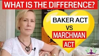 What is the difference between a Baker Act and a Marchman Act