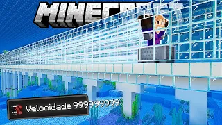 O "TREM BALA" MAIS RÁPIDO DO MINECRAFT 1.17 #134 CREATIVESQUAD