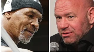 Dana White REACTS to Mike Tyson vs Jake Paul POSTPONED FIGHT