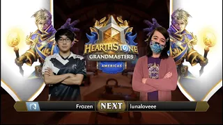 Fr0zen vs lunaloveee | 2021 Hearthstone Grandmasters Americas | Top 8 | Season 1 | Week 4