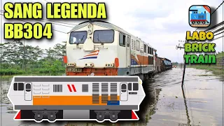 Membuat Sang Legenda Lokomotif Tua BB304 - Labo Brick Train