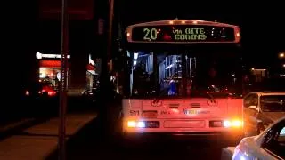 Bee-Line Bus: Neoplan AN460 [#511] Route 20 at Central Pk Ave & Mile Sq. Rd