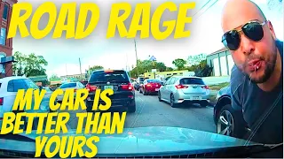 Road Rage  Bad Drivers Hit and Run Brake Check  Instant Karma / Dashcam Tesla Cam / How To Drive