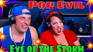 Pop Evil - Eye of the Storm (Official Music Video) THE WOLF HUNTERZ REACTIONS