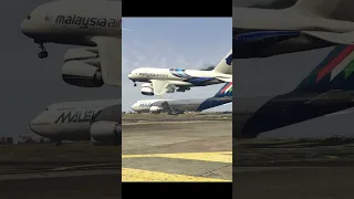 Emergency Landing Of Airbus A380 When Other Plane Is Taking off...