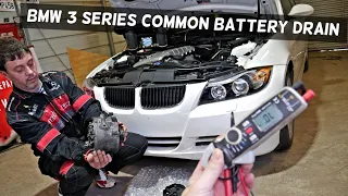 COMMON BATTERY DRAIN ON BMW E90 E91 E92 E93. DEAD BATTERY 316i 318i 320i 323i 325i 328i 330i 335i 31