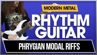 Complex Phrygian Riff - Modern Metal Rhythm Guitar, Lesson 3