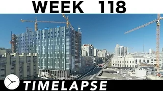 Why the construction time-lapses are at irregular intervals after Ⓗ Week 118 (narrated)