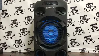 Тест колонки SONY MHC-V02 200W RMS