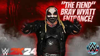 WWE 2K24 - "THE FIEND" BRAY WYATT FULL ENTRANCE || THANK YOU BRAY | WRESTLING R