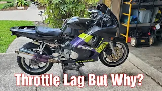 Motorcycle Throttle Lag Or Flutter And How To Fix It- Stalling Bike? #throttleblip