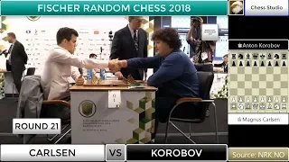 CARLSEN VS KOROBOV | WORLD BLITZ CHAMPIONSHIP 2018