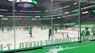 DALLAS STARS VS CHICAGO BLACKHAWKS FULL WARM UPS (LIMITED FANS) 03/09/21