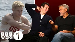 "Let me tell you my trick!" George Clooney and Callum Turner on bow-ties, coxes and Boys In The Boat