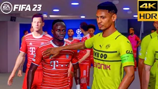 FIFA 23 |  Bayern Munich Vs Borussia Dortmund Ft. Haller, Mane, | (4K HDR 60) Gameplay