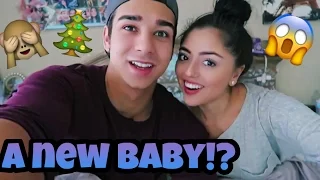 WE HAVE A NEW BABY! & DECORATING FOR XMAS! | JAZMINE AND NICK!