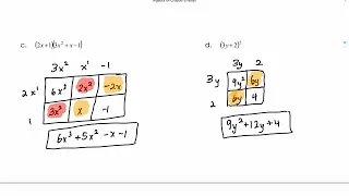 Algebra II 6-2 notes explanation