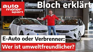 E-Auto vs. Verbrenner: Wer ist wirklich sauberer? - Bloch erklärt #128 | auto motor und sport