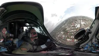 Royal Australian Air Force C-17A Globemaster Sunsuper Riverfire rehearsal... in 360° 🌐