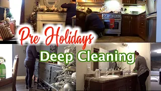 Speed Cleaning My Entire House / Pre Holiday Deep Cleaning / Motivational Monday