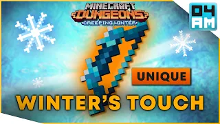 WINTER'S TOUCH UNIQUE Full Guide & Where To Get It in Minecraft Dungeons Creeping Winter DLC