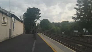 Enterprise at dunmurry train station (208+9003) with nirtrainman. 9/8/20