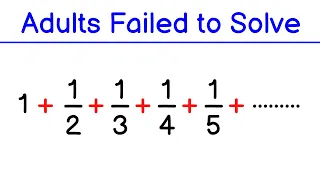 Many Adults Failed to Solve This! | Sum of a Series | Sequence And Series | Advanced Mathematics