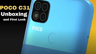 Poco C31 Unboxing And First Look। POCO C31 Unboxing। Poco C31 In Hand Review। POCO C31। #shorts
