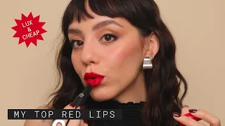 My Current Red Lipsticks | Lux, Affordable, Glossy