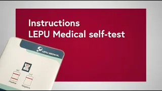 Self-administered antigen tests for pupils – video guide LEPU-Medical