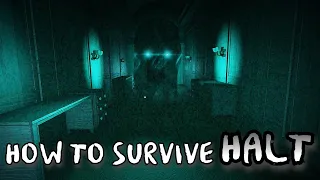 Roblox Doors how to survive HALT