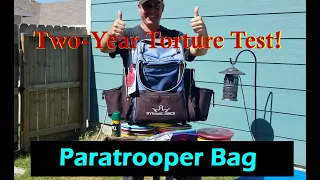 Paratrooper Disc Golf Bag - Two years later!