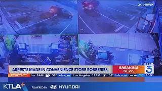 Several arrests made in string of convenience store robberies in SoCal