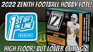 Great PC Box! 2022 Panini Zenith Football Hobby FOTL Box!