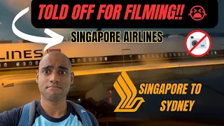 SCARY Singapore Airlines Flight! Singapore to Sydney in Economy