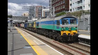 Freight trains @ Southall , Hayes & Harlington & Acton Mainline 3rd August 2023