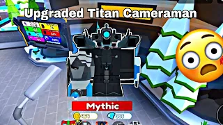 NEW UPGRADED TITAN CAMERAMAN  in Toilet Tower Defense LUCKY SUMMON UNIT ENDLESS MODE