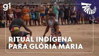 Ritual no Xingu homenageia Glória Maria com participação das filhas dela; veja detalhes I FANTÁSTICO