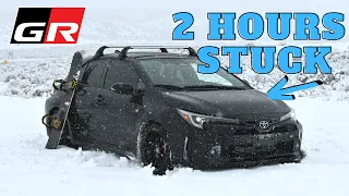 NEW TOYOTA GR COROLLA VS SNOW