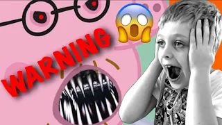 FIVE NIGHTS AT PEPPA PIG’S - All Jump Scares and Funny Scary Moments - REACTION!