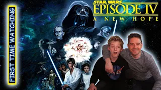 Star Wars: A New Hope (13 Year Old Son's First Time Watching REACTION)
