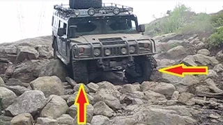 EXTREME 4X4 OFF-ROAD Hummer H1 - Unbelievable Tie Rod Flexibility!