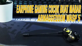 Earphone Gaming Dual Mic || Review Armaggeddon Wasp 5 Dual Microphone