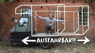 Der SLIDE-OUT funktioniert!! | Das kleinste Wohnmobil der Welt Folge 3