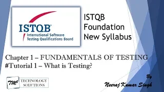 ISTQB Foundation Level | 1.1 What is testing? | Testing vs Debugging| Test Objective| ISTQB Tutorial