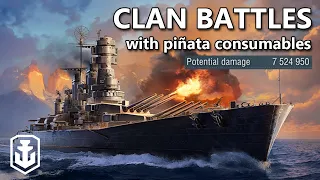 Clan Battles Is Very Fun With The Piñata Consumables!