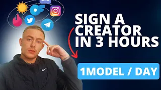 How to find and sign OnlyFans creators (As a complete BEGINNER) OFM