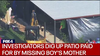 Everman search crews dig up concrete patio paid for by missing boy's mother